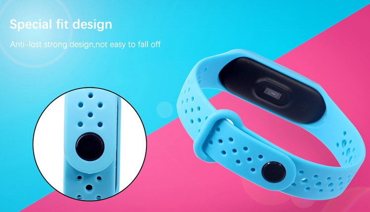 Mi Band 3 4 náhradní náramek jednobarevný sportovní img 34